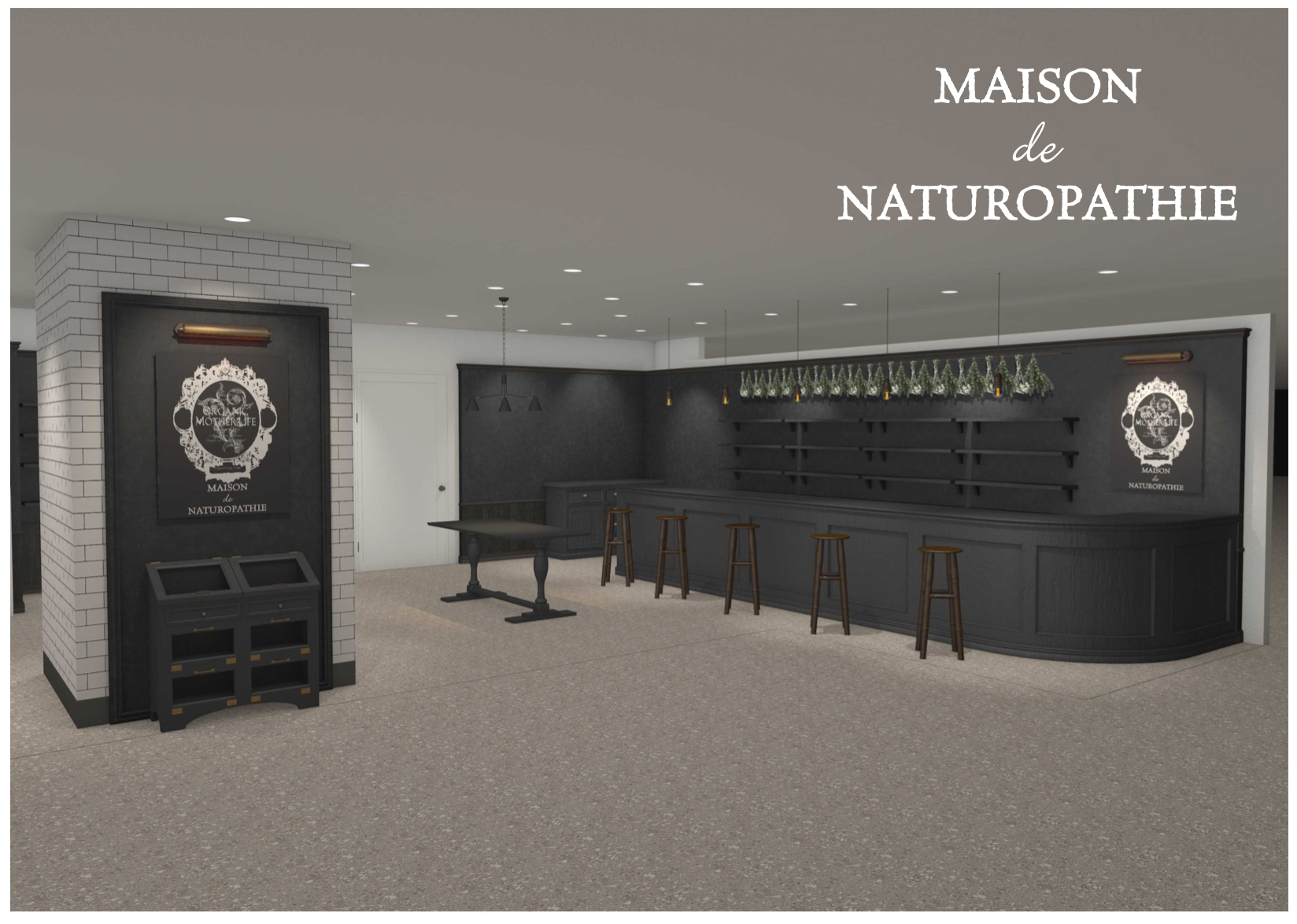 私 内装公開 大阪店舗スタッフ募集 Maison De Naturopathie 旗艦店 原料加工 化粧品製造 肌に合うスキンケアまで学べる体験型ショップとは Organic Mother Life